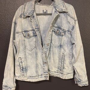 love, Fire Light Blue Denim Jacket